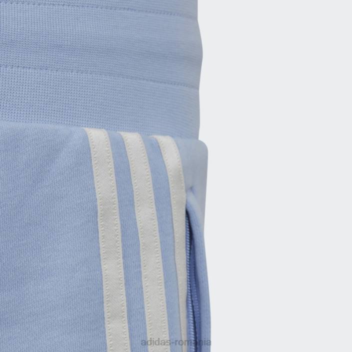 Adidas pantaloni scurți cu talie înaltă cu imprimeu grafic albastru alba adidas copii zori albastre 2JBN12102