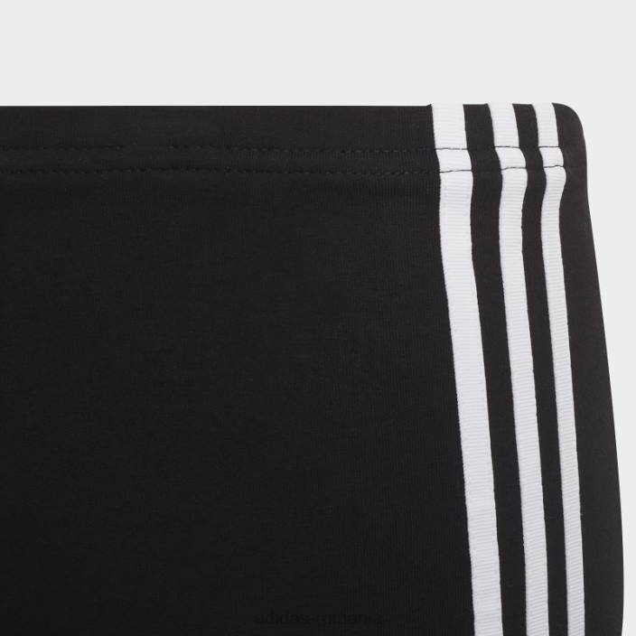 Adidas pantaloni scurți de ciclism adicolor negri copii alb negru 2JBN12058