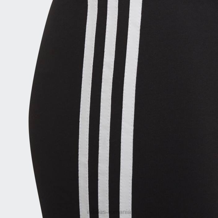 Adidas pantaloni scurți de ciclism adicolor negri copii alb negru 2JBN19145
