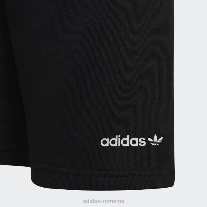 Adidas pantaloni scurți de plajă negri cu grafic stoked adidas copii negru 2JBN18999