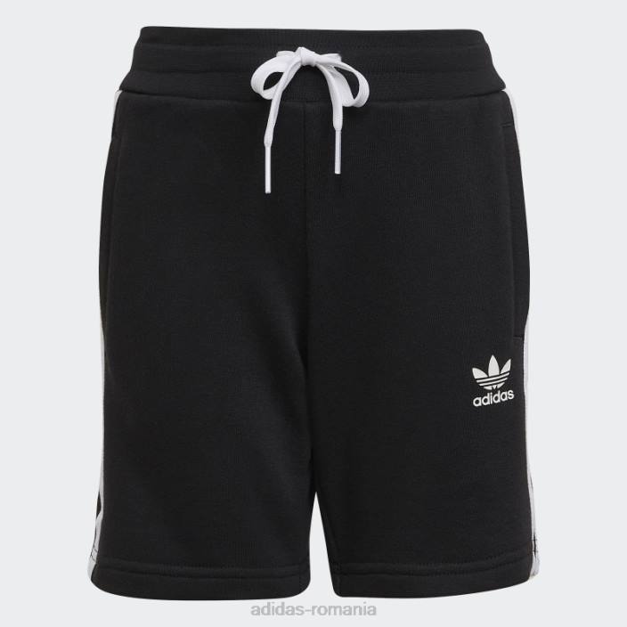 Adidas pantaloni scurți și set de tricou adicolor albi copii alb negru 2JBN18365