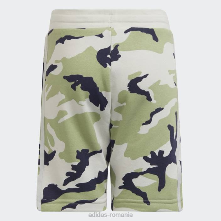 Adidas pantaloni scurți și set de tricou camo bleumarin copii marina 2JBN12002