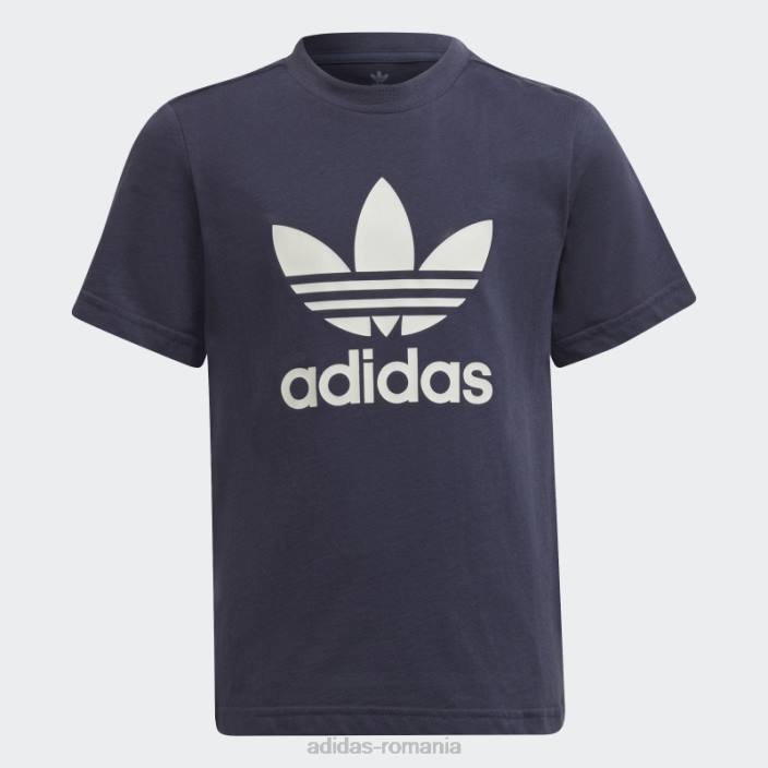 Adidas pantaloni scurți și set de tricou camo bleumarin copii marina 2JBN18826