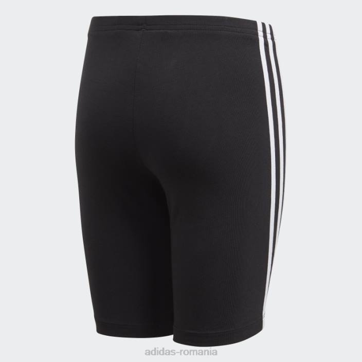 Adidas pantaloni scurți negri pentru ciclism copii alb negru 2JBN12172