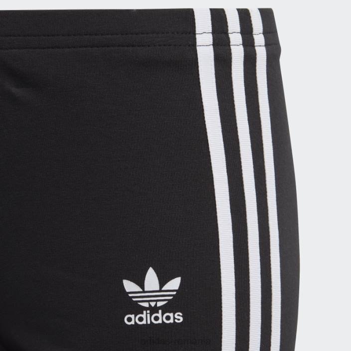 Adidas pantaloni scurți negri pentru ciclism copii alb negru 2JBN12172