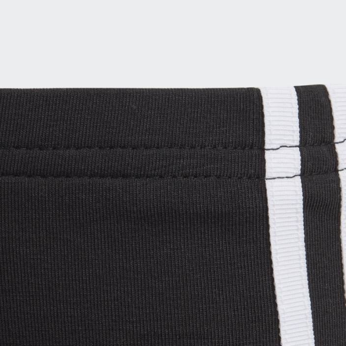Adidas pantaloni scurți negri pentru ciclism copii alb negru 2JBN12172