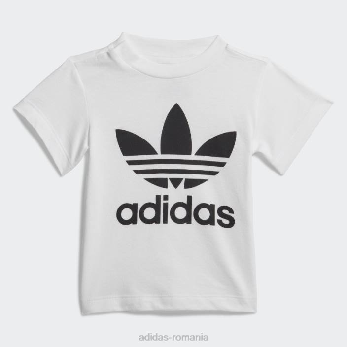 Adidas pantaloni scurți trefoil tee set negru fashion copii alb negru 2JBN3311