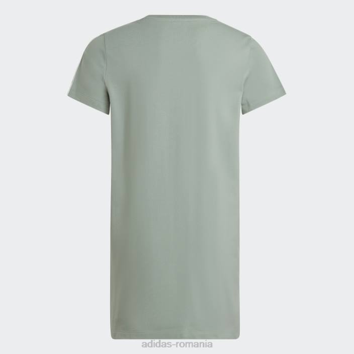 Adidas rochie tricou cu imprimeu animal verde argintiu copii verde argintiu 2JBN11653
