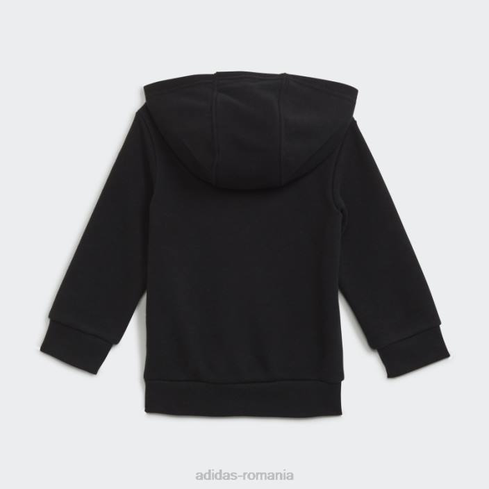 Adidas set alb de hanorace adicolor copii alb negru 2JBN11626