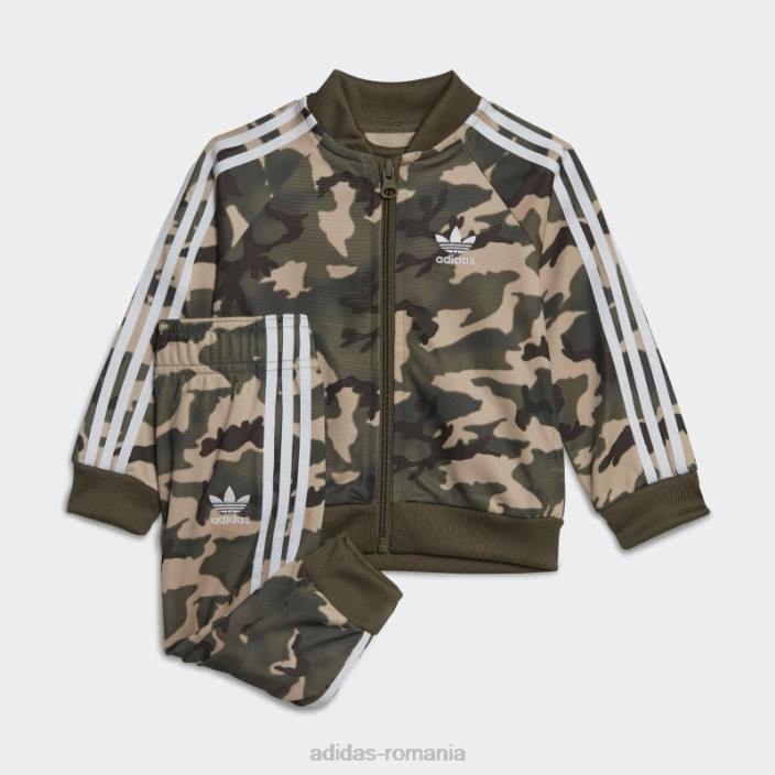 Adidas set bej camo sst copii bej/multicolor 2JBN18401