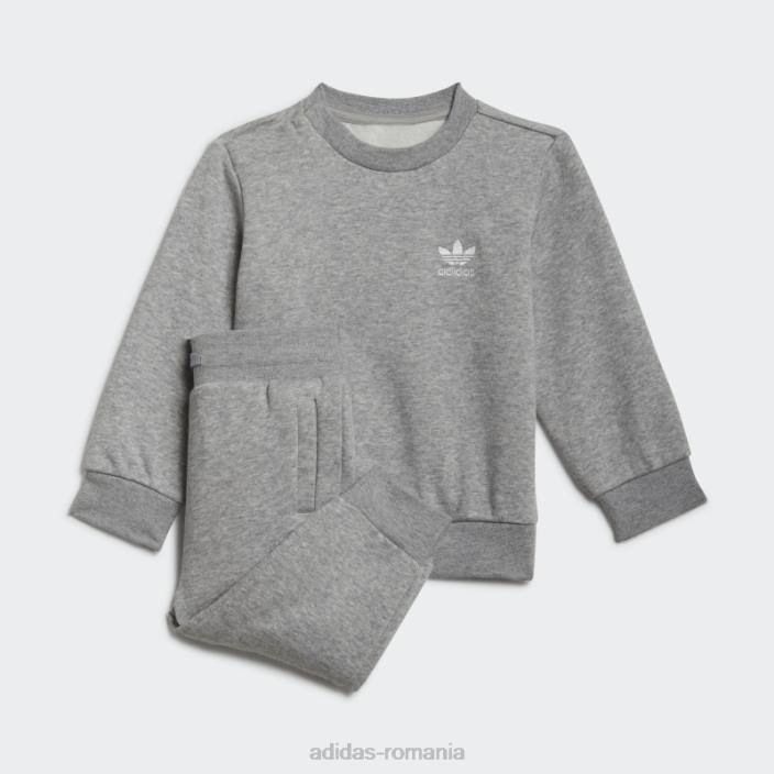 Adidas set de echipaj adicolor gri mediu adidas copii gri mediu 2JBN18315