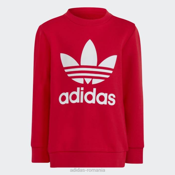 Adidas set de echipaj adicolor stacojiu copii stacojiu 2JBN18323