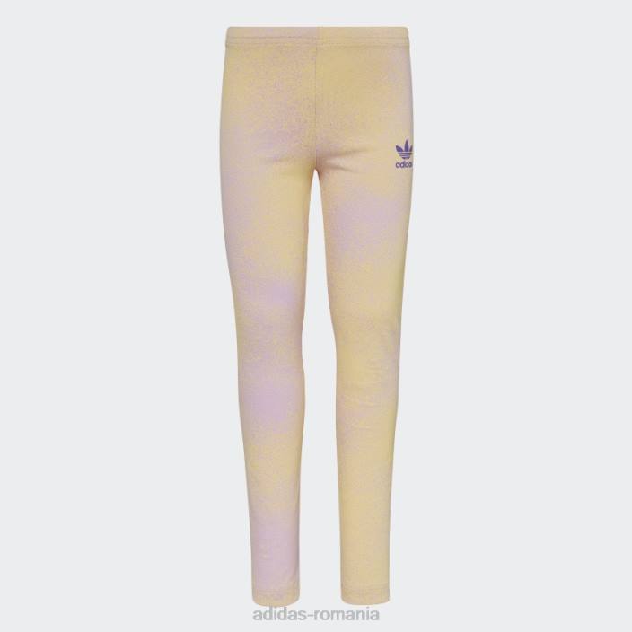 Adidas set de echipaj cu logo grafic liliac copii liliac 2JBN12175