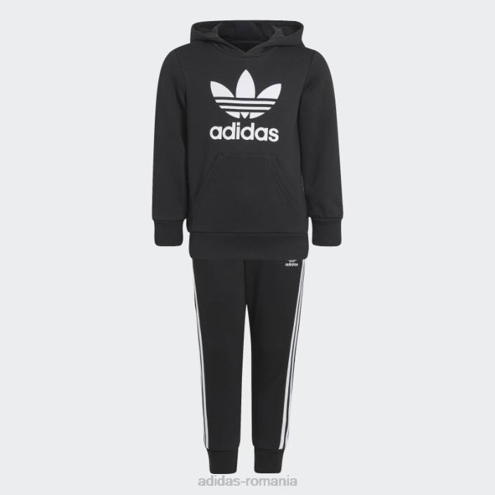 Adidas set de hanorace adicolor alb copii alb negru 2JBN18395