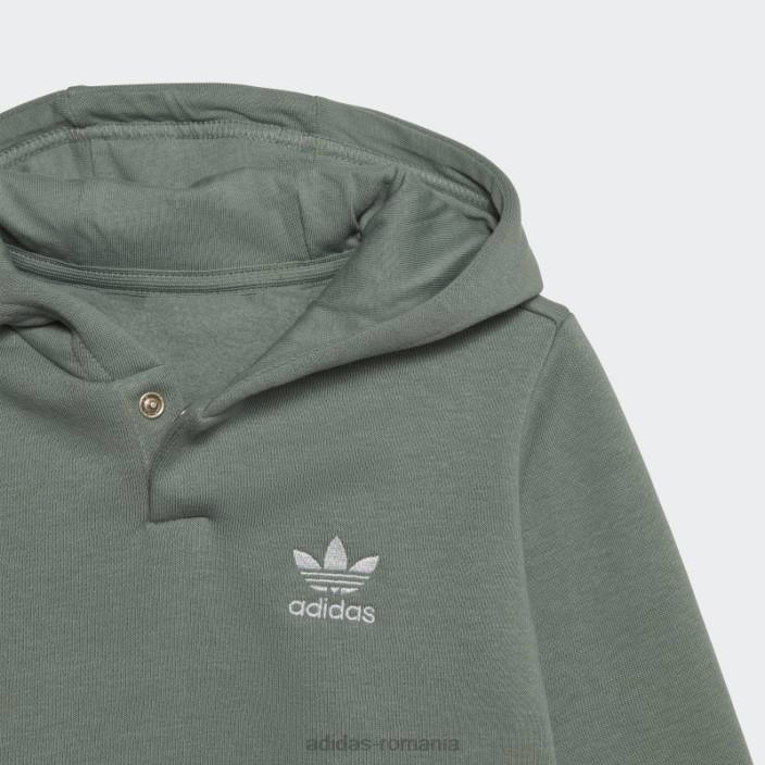Adidas set de hanorace adicolor argintiu verde adidas copii verde argintiu 2JBN11972