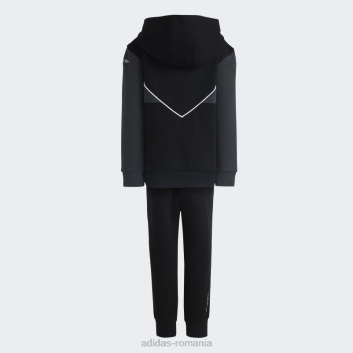 Adidas set de hanorace adicolor carbon copii negru/carbon 2JBN3388