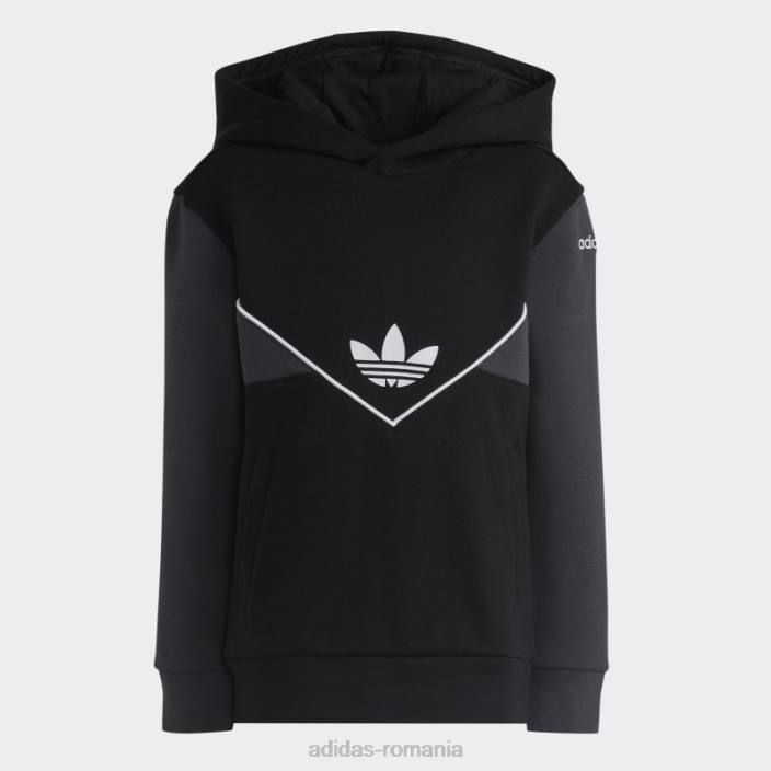 Adidas set de hanorace adicolor carbon copii negru/carbon 2JBN3388