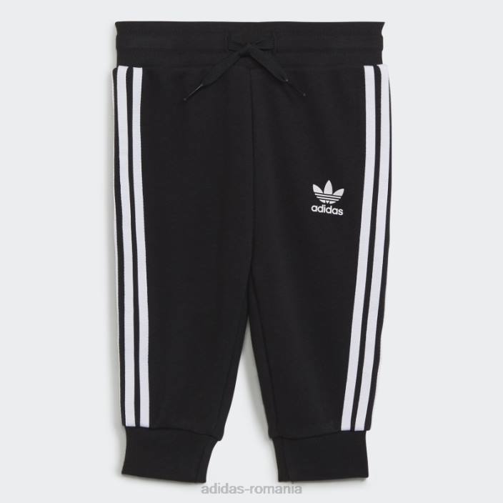 Adidas set de hanorace adicolor negru copii alb negru 2JBN18386