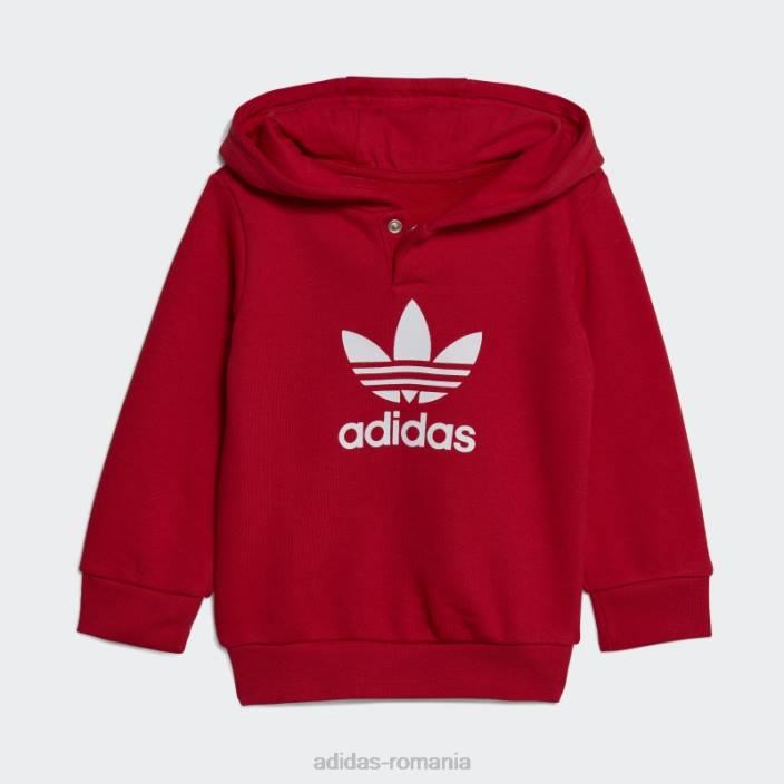 Adidas set de hanorace adicolor stacojiu copii stacojiu 2JBN18367
