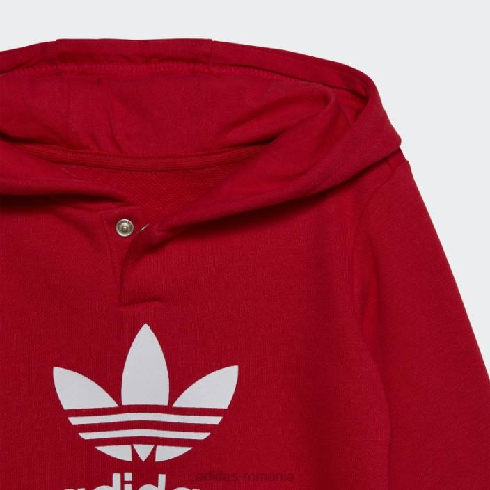 Adidas set de hanorace adicolor stacojiu copii stacojiu 2JBN18367
