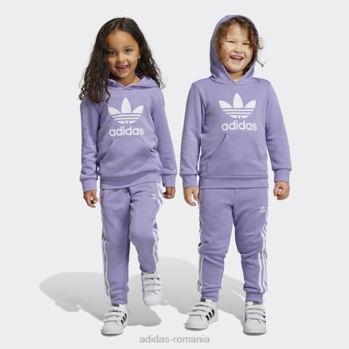 Adidas set de hanorace lila adicolor copii liliac 2JBN11591