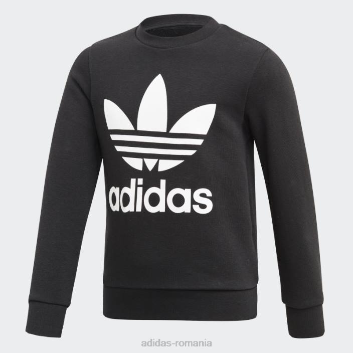 Adidas set de hanorace pentru echipaj negru copii alb negru 2JBN3440