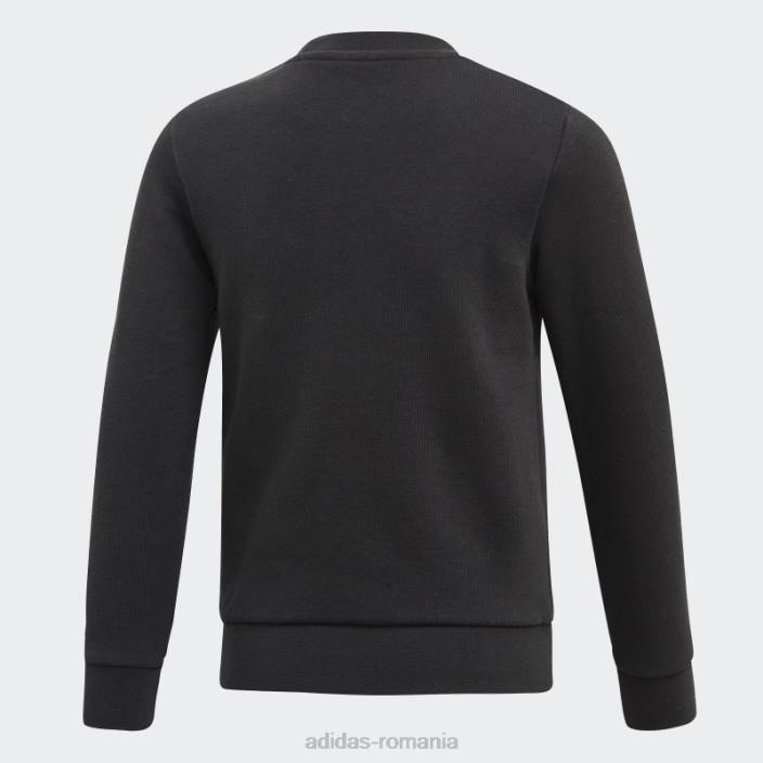 Adidas set de hanorace pentru echipaj negru copii alb negru 2JBN3440