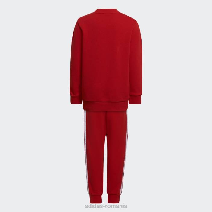 Adidas set echipaj adicolor roșu copii rosu alb 2JBN11959