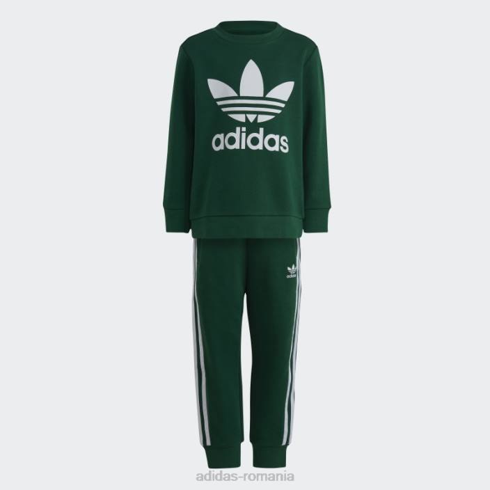Adidas set echipaj adicolor verde inchis copii verde inchis 2JBN11671