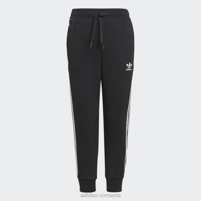 Adidas set echipaj negru adicolor copii alb negru 2JBN11717