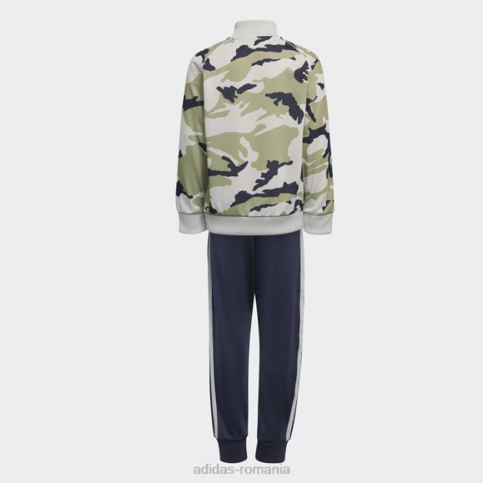 Adidas set orbita grey camo sst copii orbita gri/lime/marine 2JBN12022