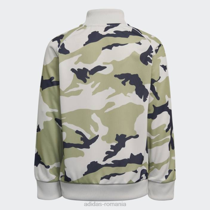Adidas set orbita grey camo sst copii orbita gri/lime/marine 2JBN12022