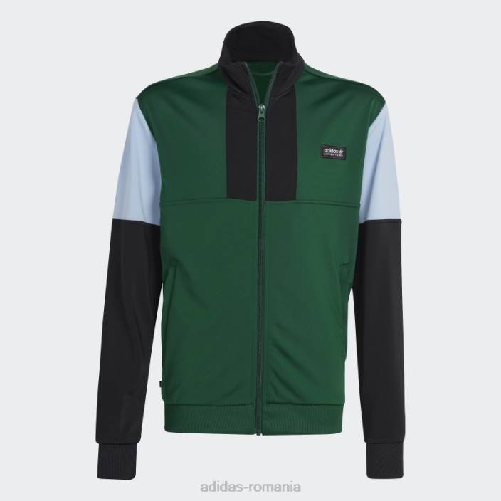 Adidas top de aventură verde închis la modă copii zori verde închis/negru/albastru 2JBN18665