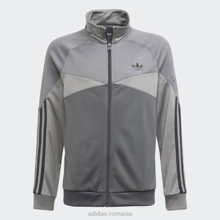 Adidas top gri hot sprt track copii gri 2JBN19038