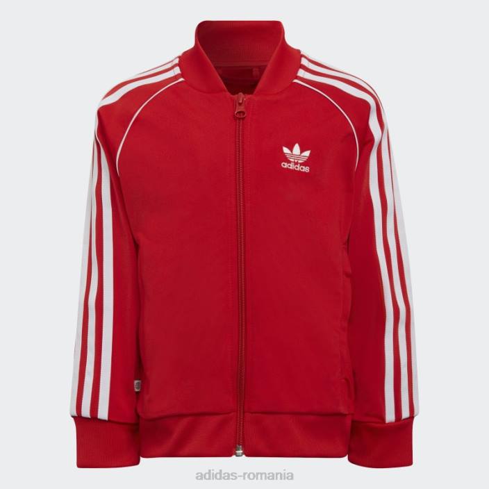 Adidas trening adicolor sst roșu copii rosu alb 2JBN11977