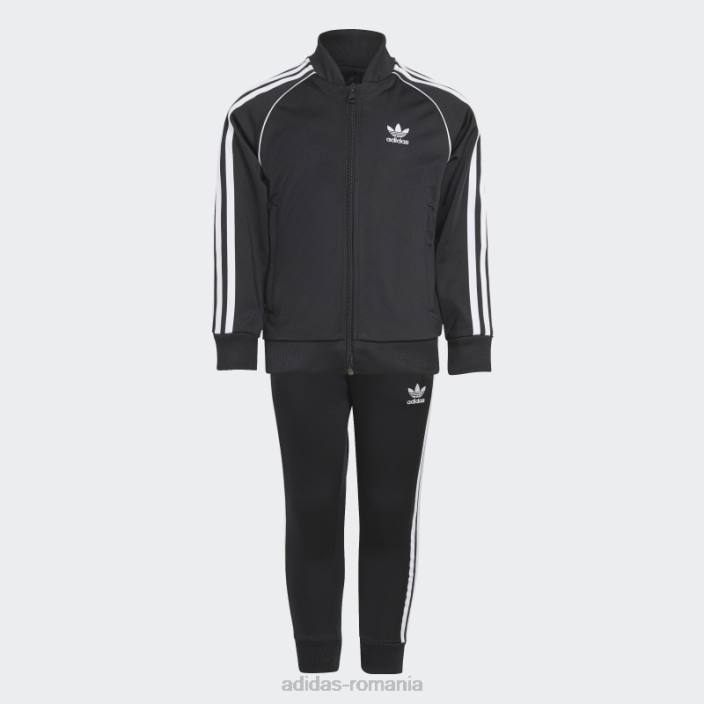 Adidas trening alb adicolor sst copii alb negru 2JBN11641