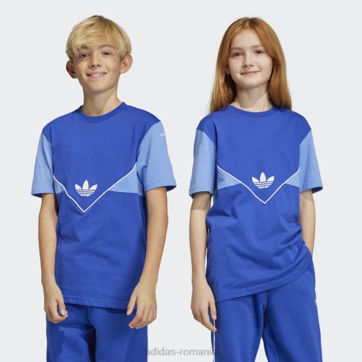 Adidas tricou adicolor albastru copii albastru 2JBN11768