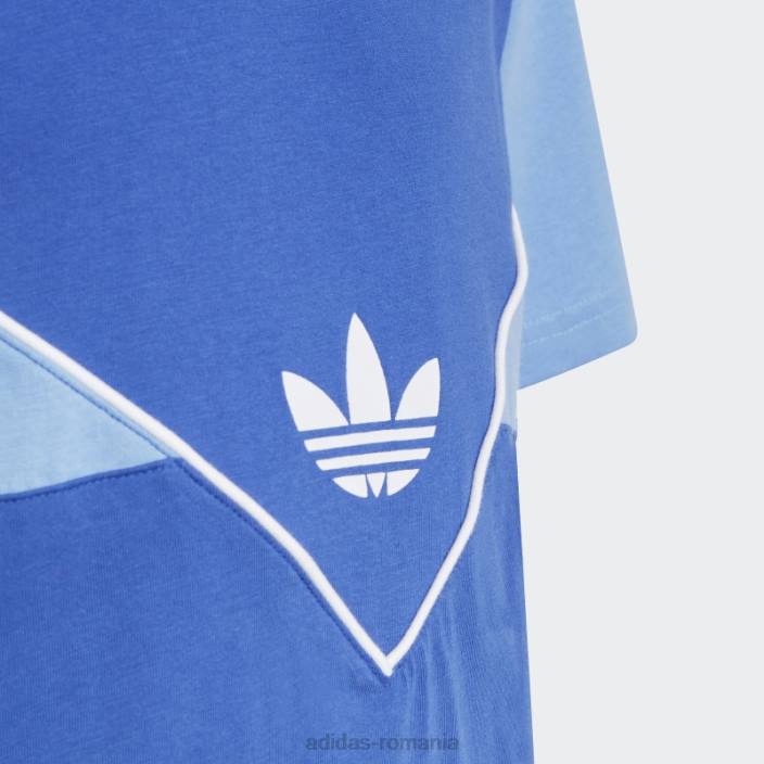 Adidas tricou adicolor albastru copii albastru 2JBN11768