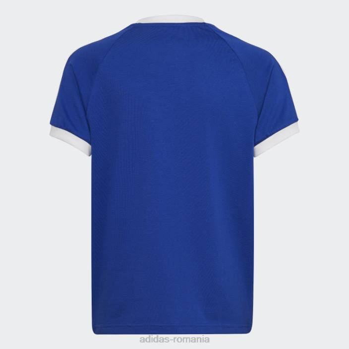 Adidas tricou adicolor albastru regal cu 3 dungi copii albastru regal 2JBN11968