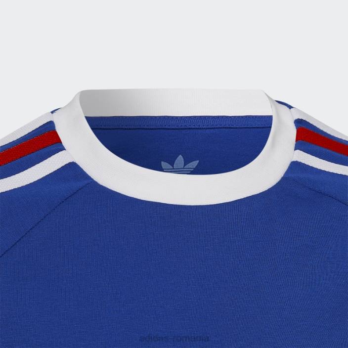 Adidas tricou adicolor albastru regal cu 3 dungi copii albastru regal 2JBN11968