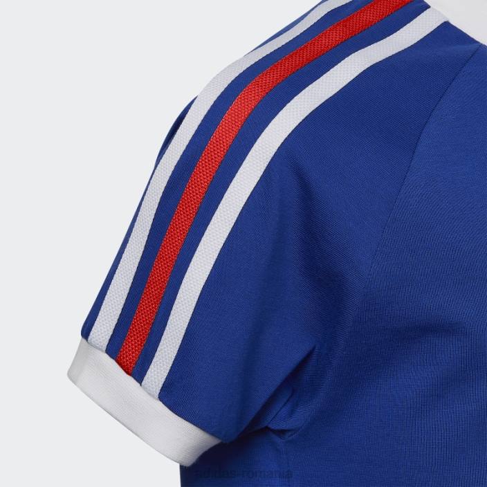 Adidas tricou adicolor albastru regal cu 3 dungi copii albastru regal 2JBN11968