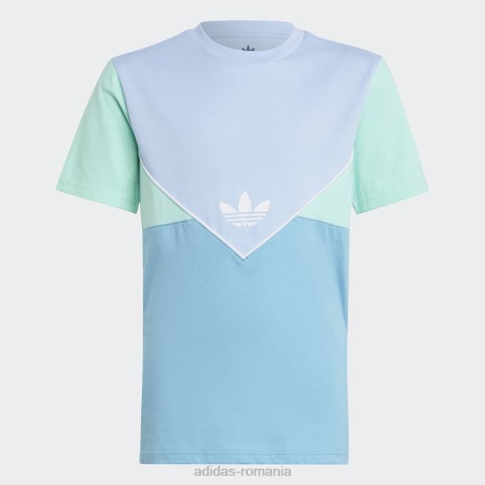 Adidas tricou adicolor albastru zori copii albastru zori/verde/albastru 2JBN18605