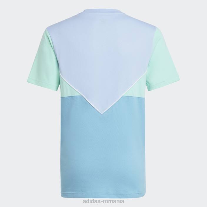 Adidas tricou adicolor albastru zori copii albastru zori/verde/albastru 2JBN3344