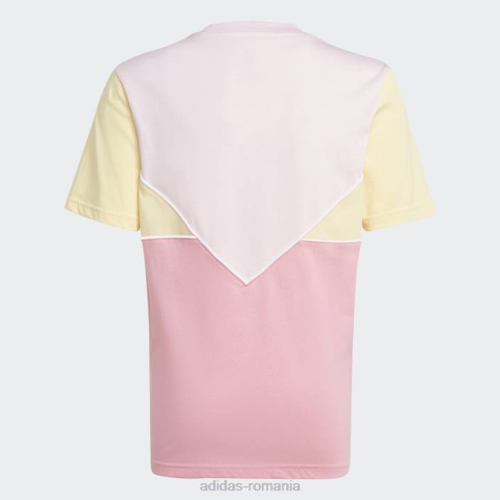 Adidas tricou adicolor roz copii roz/galben 2JBN18418