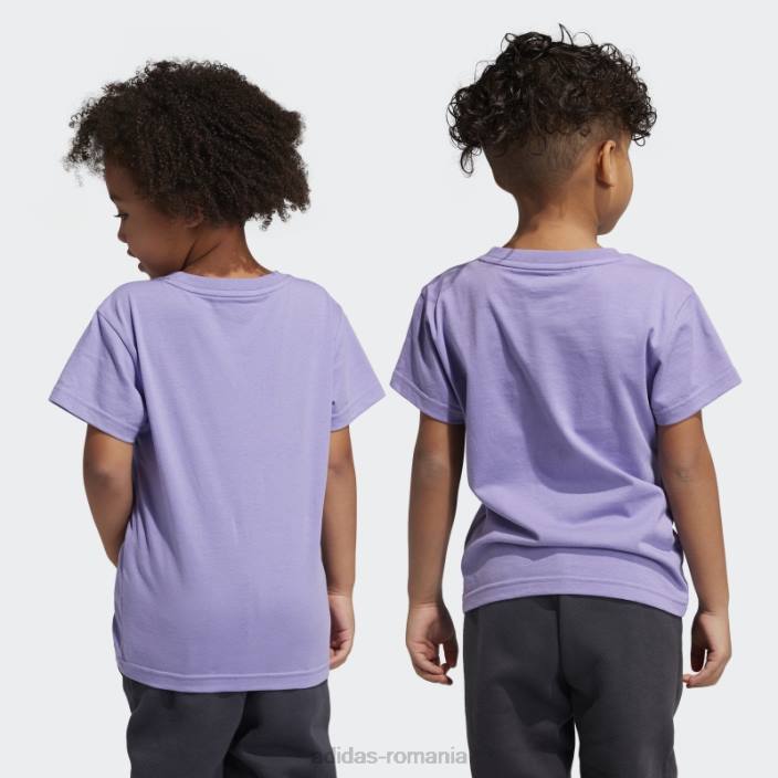 Adidas tricou adicolor trefoil lila copii liliac 2JBN11875