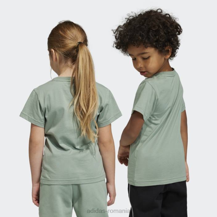 Adidas tricou adicolor verde argintiu copii verde argintiu 2JBN11878