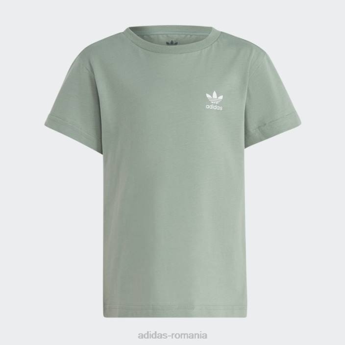 Adidas tricou adicolor verde argintiu copii verde argintiu 2JBN11878