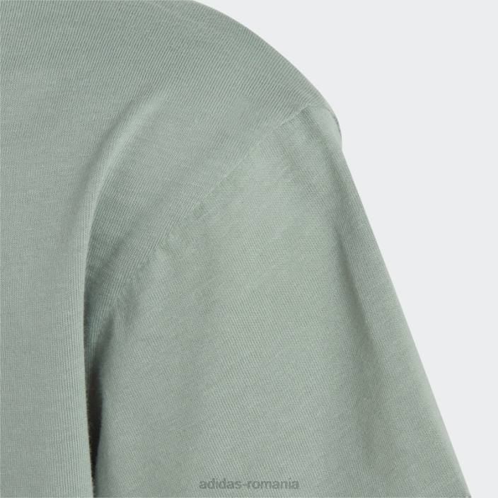 Adidas tricou adicolor verde argintiu copii verde argintiu 2JBN11878
