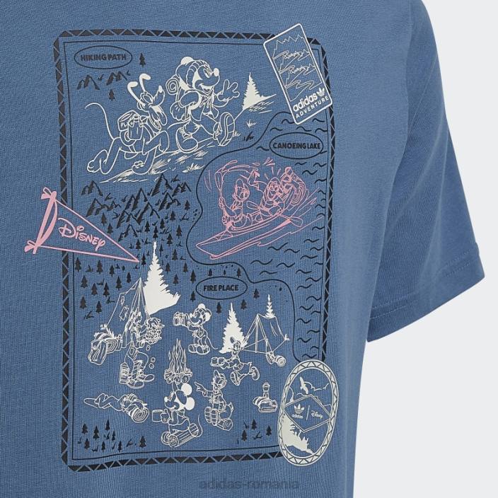 Adidas tricou alterat albastru mickey și prietenii disney copii albastru alterat 2JBN18916
