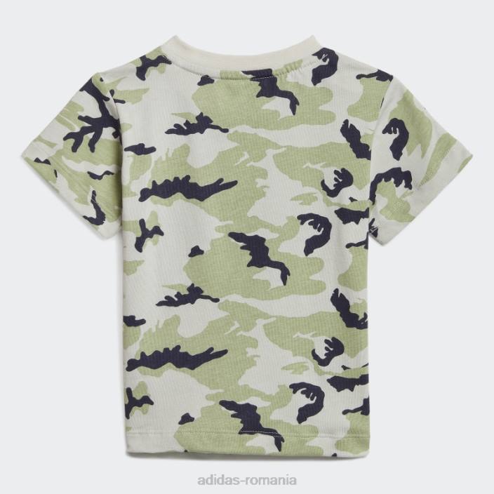 Adidas tricou camo orbit gri adidas copii orbita gri/lime/marine 2JBN18897
